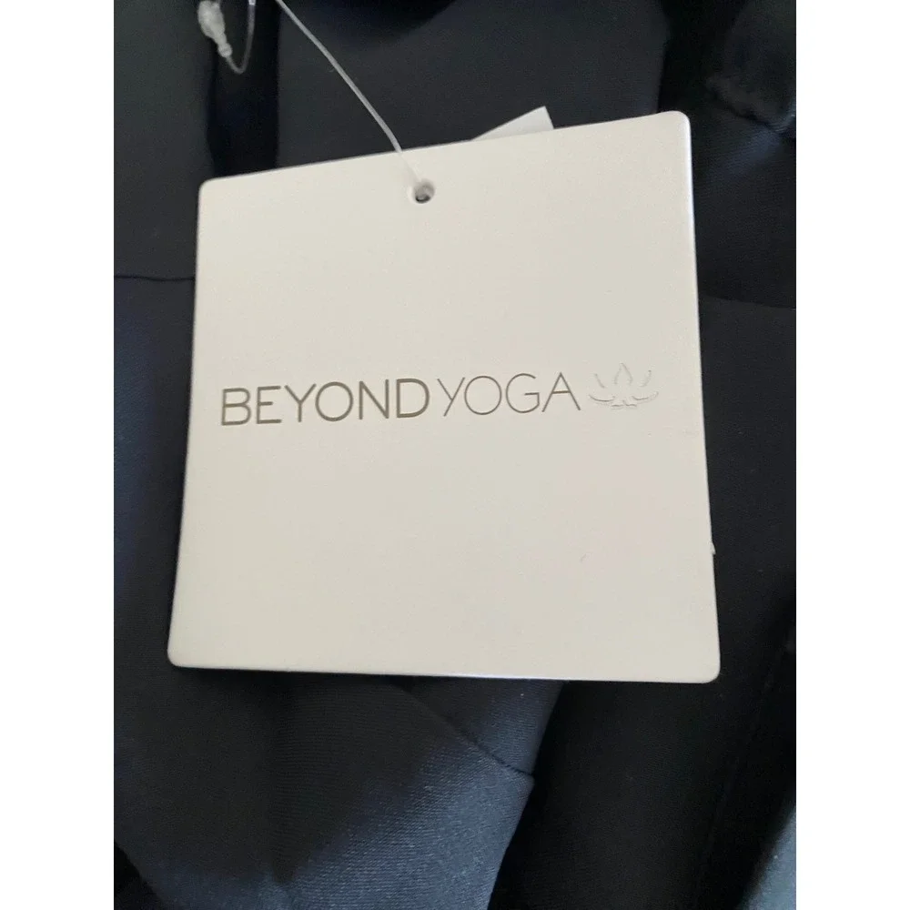 Beyond Yoga City Chic Cargo Jumpsuit Women S Black Long SleeveDrawstring Utility